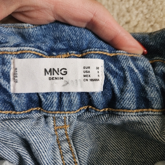 Mango Denim MNG Slouchy Slim Jeans High Rise 6 - Picture 2 of 12